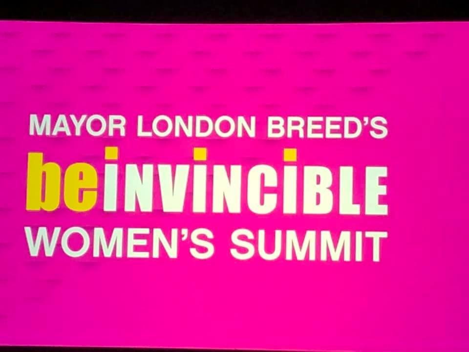 Mayor London Breed’s BeInvincible Women’s Summit. The Speaker is in the house!