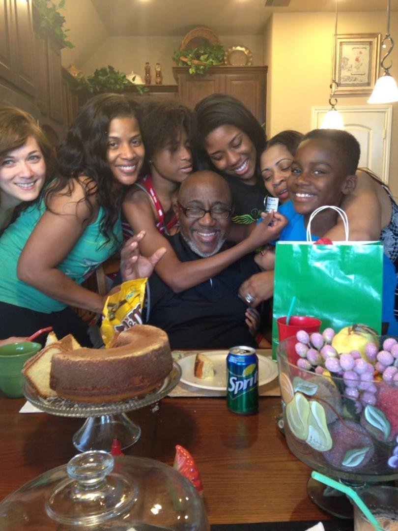 Willie Joe's birthday dinner. Ya, ya, ya. It's our pray that God will give him many many more year. We love you very much.