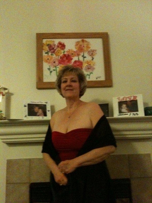 Rocked the red dress last night!