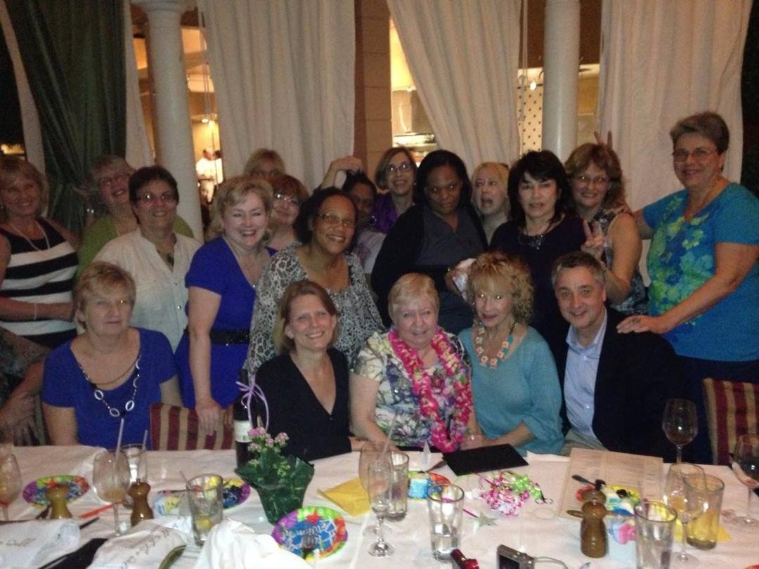 Retirement party at Brio with some wonderful friends! I'm going to miss them all!