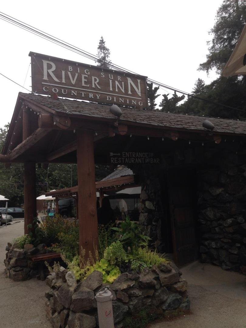 Stopped for Breakfast in Big Sur, at River Inn.