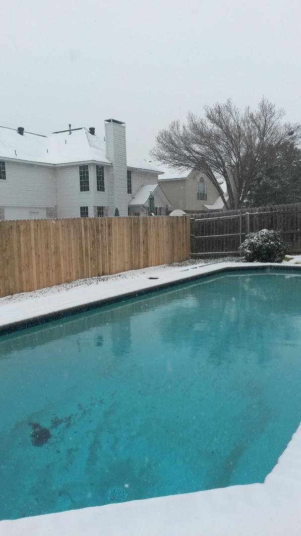 My backyard about 10 minutes ago
..