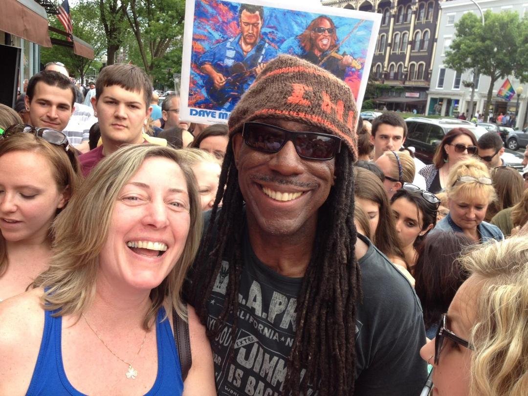 Me & Boyd Tinsley in Saratoga...woo hoo!