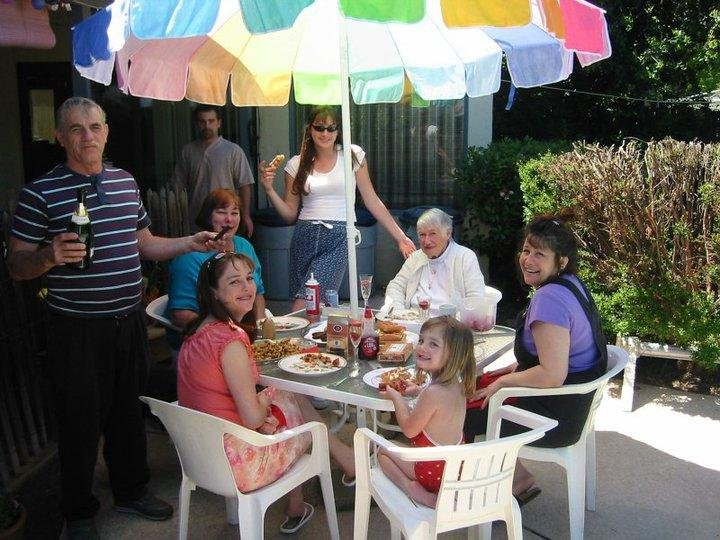 mothers day poolside