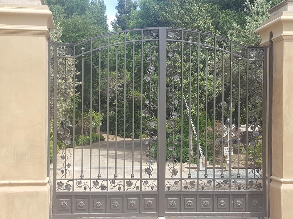 And yes he has a model train within the property, along with acres and acres of walnut trees, and a fabulous antique car collection.