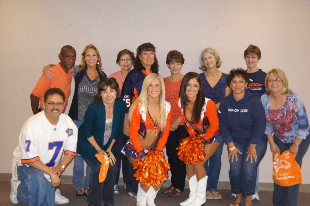 Just another day at the salt mines! Go Broncos!