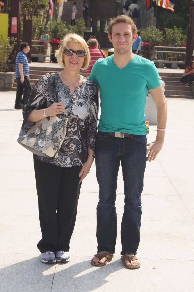 While in China and Hong Kong,I had the best tour guide in the world my son, Josh.