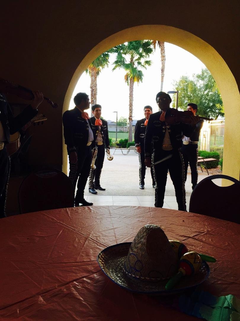 Celebrating Cinco De Mayo with a Great Mariachi Band. What, No La Bamba?