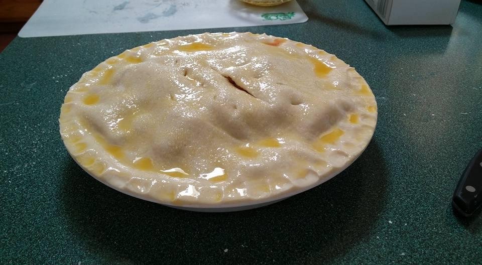...ready for the oven...
