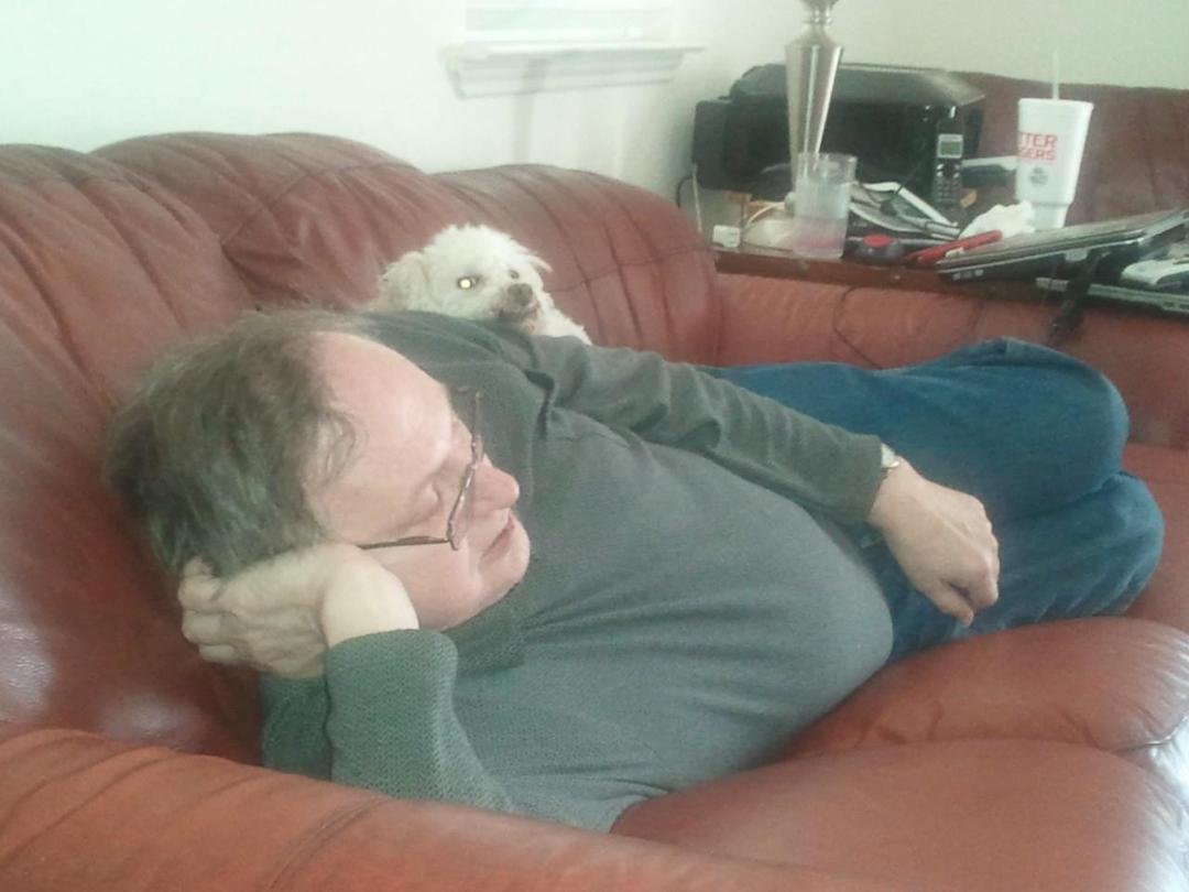 My baby resting on my shouder while watching TV