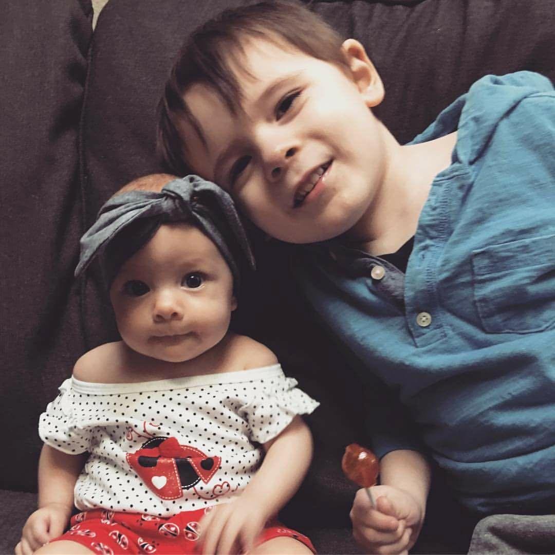Granddaughter and grandson! What a couple of great looking kids!