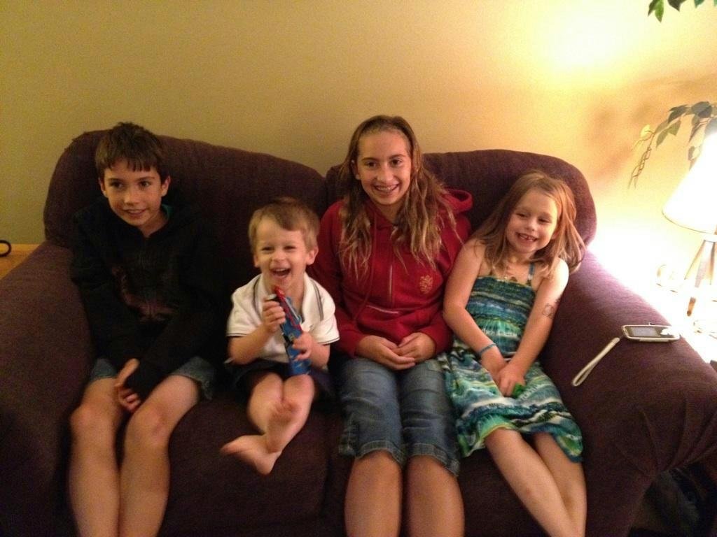 Dirks grandkids. They are getting so big. Ryan 9, Brennen 3, Madi 11, & Hailey 6.