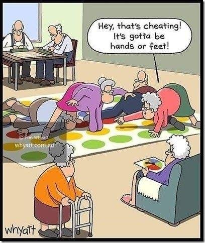 One advantage to getting older.