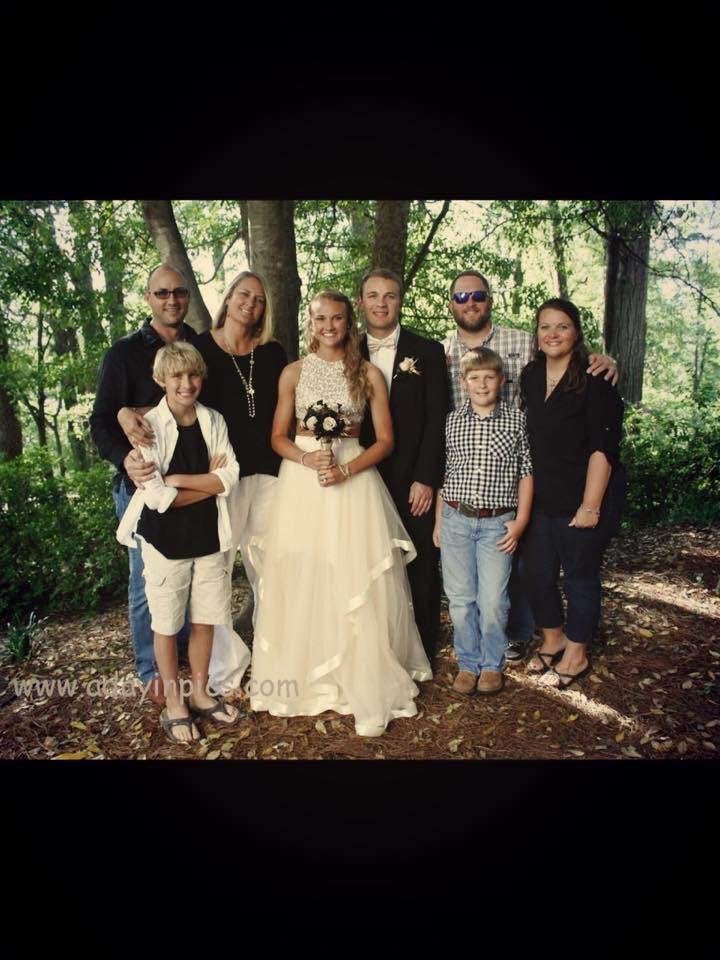 My grandsons senior prom with his girlfriend and their families