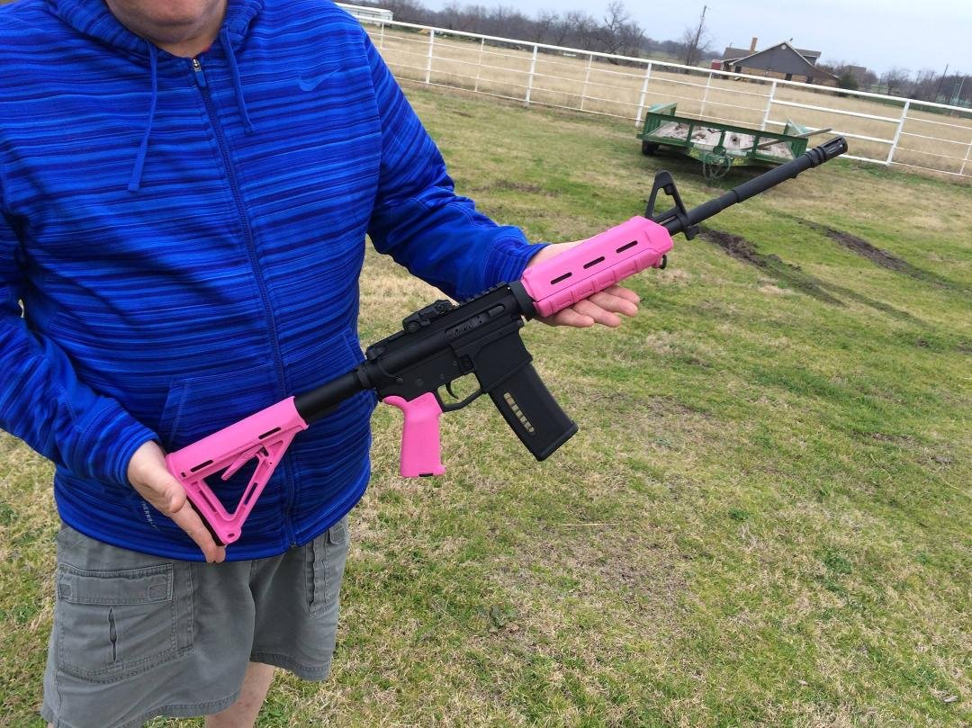 Finished the Pink Gun Build , Thank you Gary Mitchell