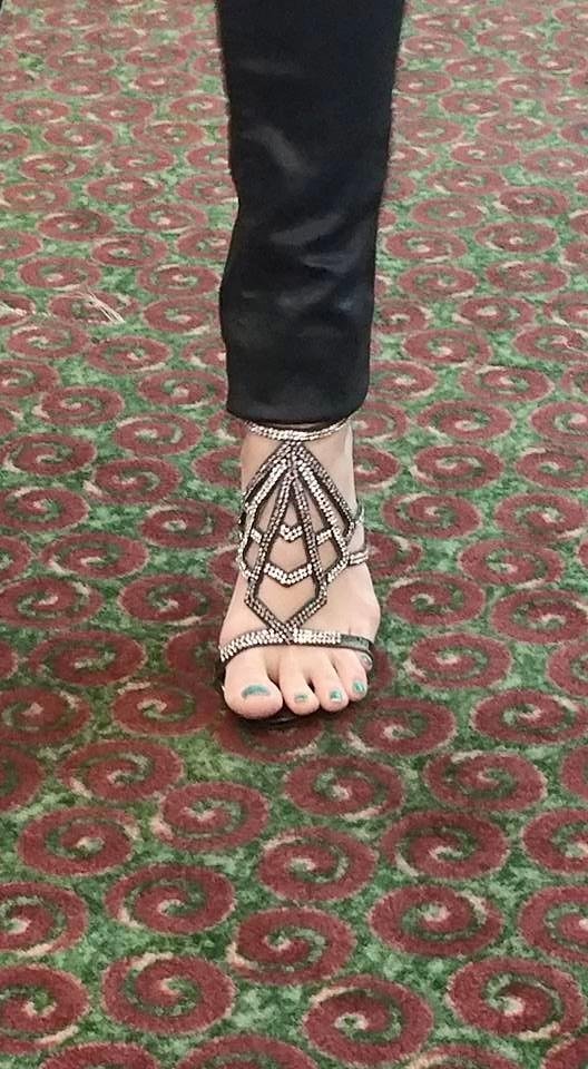 Pretty fancy footwork Ashley.