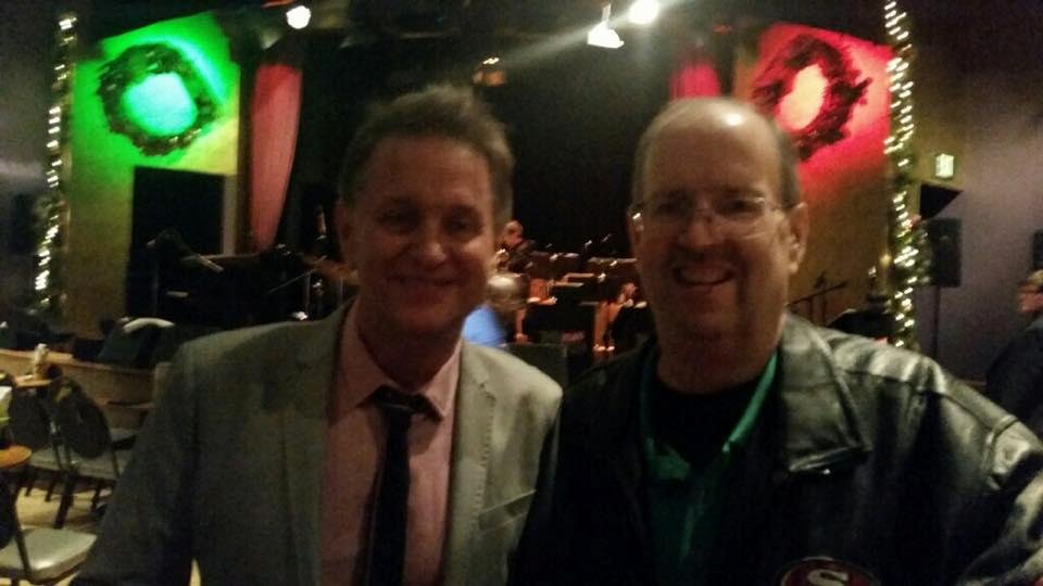 Here I am with Gordon Goodwin leader of the Big phat band. Thank you Phil and charlie Morillas for the tickets. I also met Wayne Bergeron and Eric Marinthel , great musicians!
