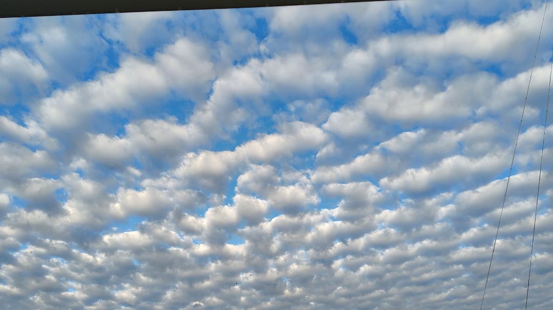Look at the clouds this morning ' beautiful '