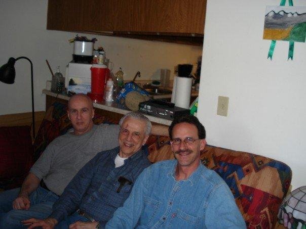 dad and two sons,john,mark.