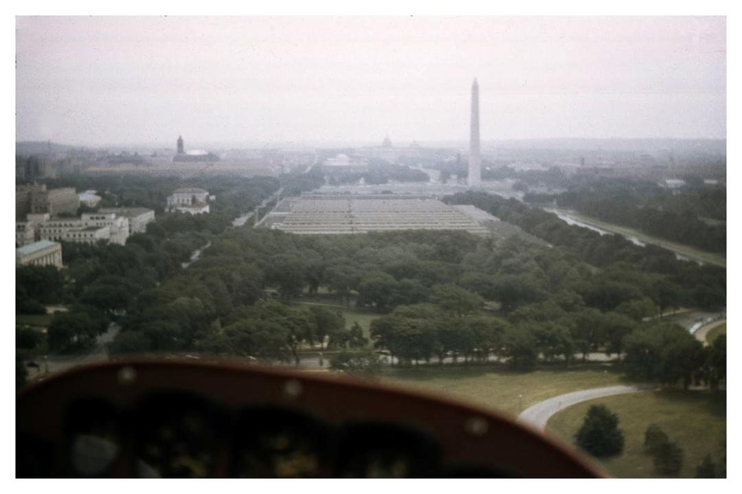 flying towards the U S Capital...