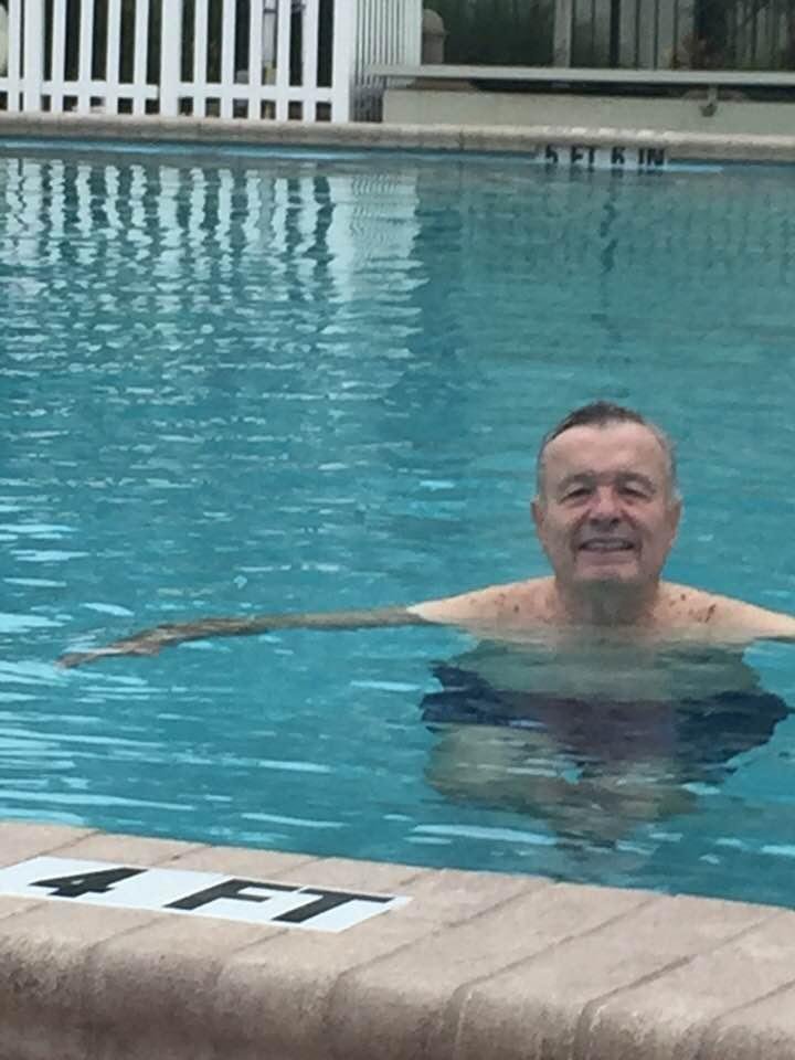 Proof he is in the pool