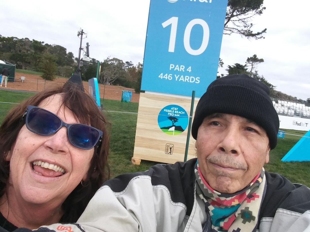 1st day ATT Pebble Beach.