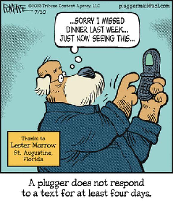 I'm a plugger. This is what we do!!