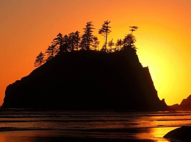Sunset on La Push Bay, Near Forks, WA