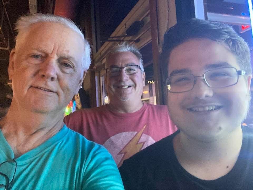And then it’s the boys nite out