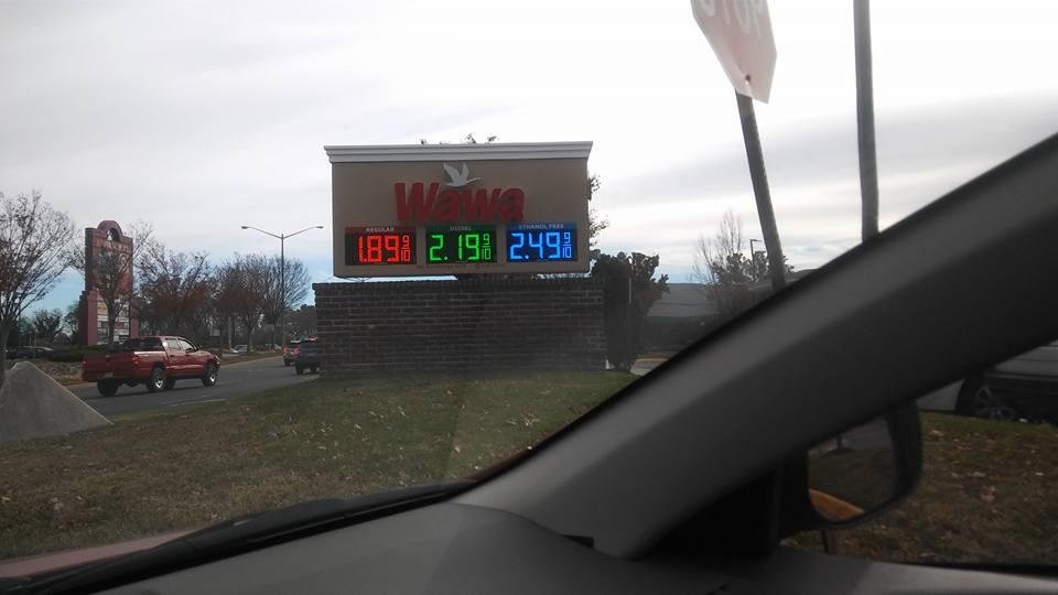 Love the gas prices in Fredericksburg