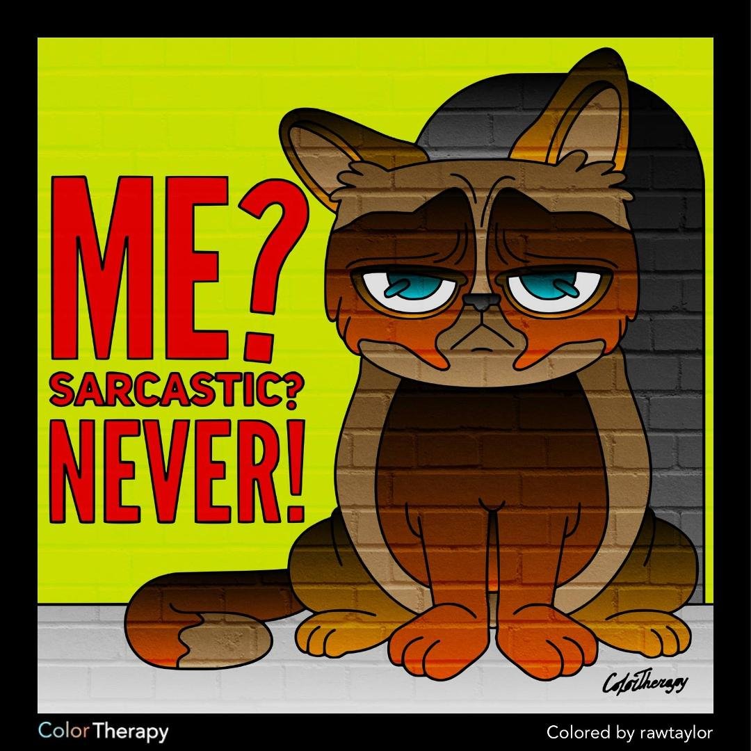 For you Alexis because I don’t have a sarcastic bone in my body !