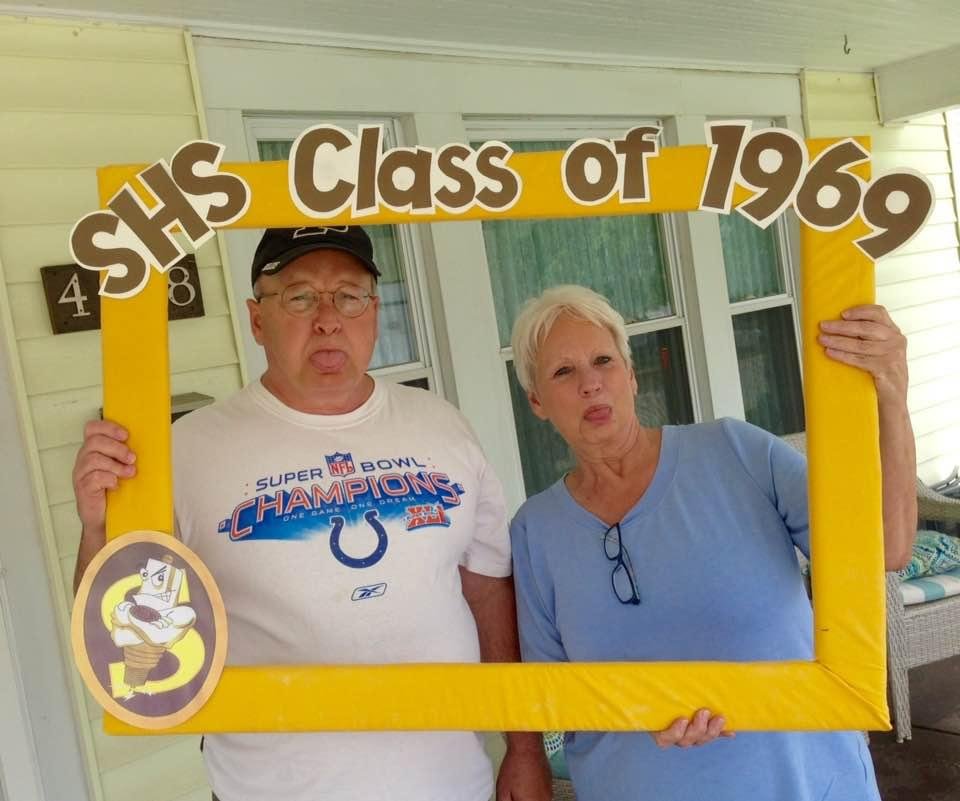 Some of our classmates just didn't want the reunion to end. What am I going to do with this custom frame?