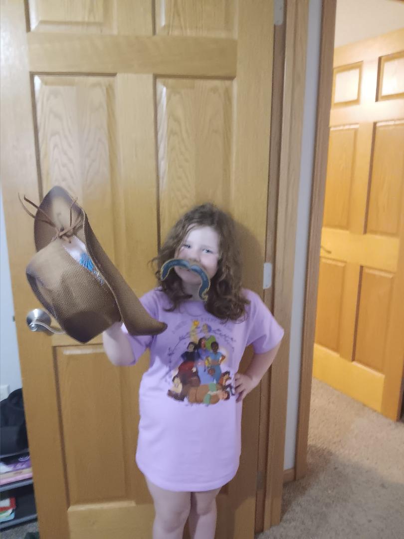 Last one we had fun taking pictures with the mustache that's for sure!