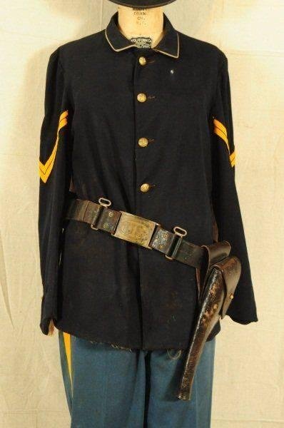 what a cavalry corporal would of wore at the battle of little big horn in june of 1876.