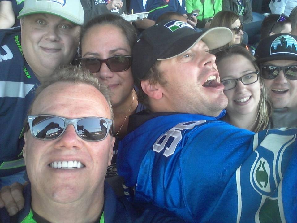 Seahawks opening day, Go Hawks!