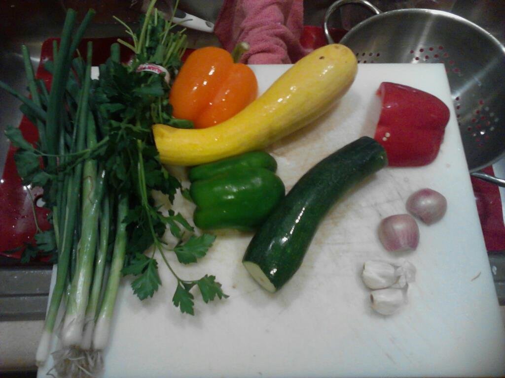 Cut the veggies