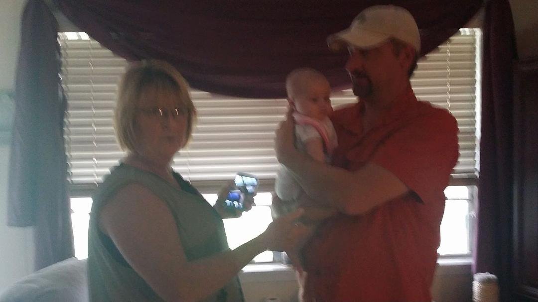 Memaw, papaw, & beautiful Isabella.