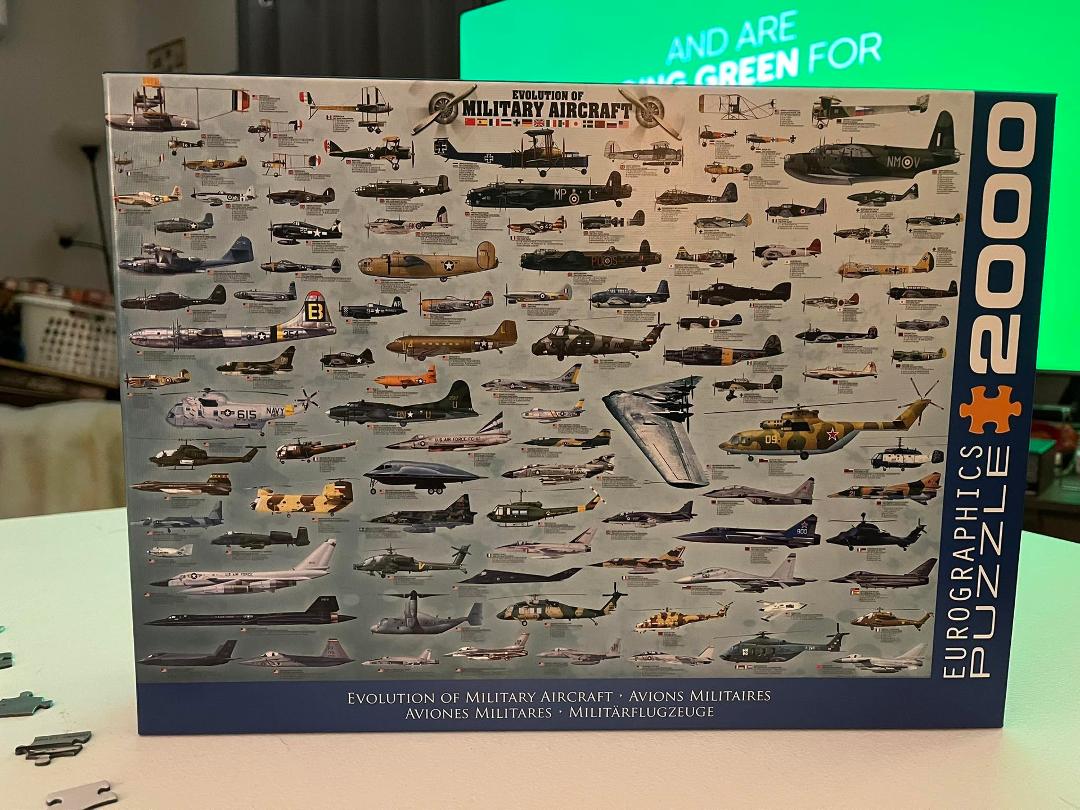 Got this puzzle for Wess for our anniversary tomorrow. I’m putting it together and gluing it so he can hang it on the wall.