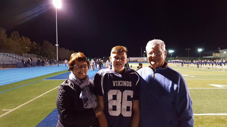 With #1 grandson ... go Vikings