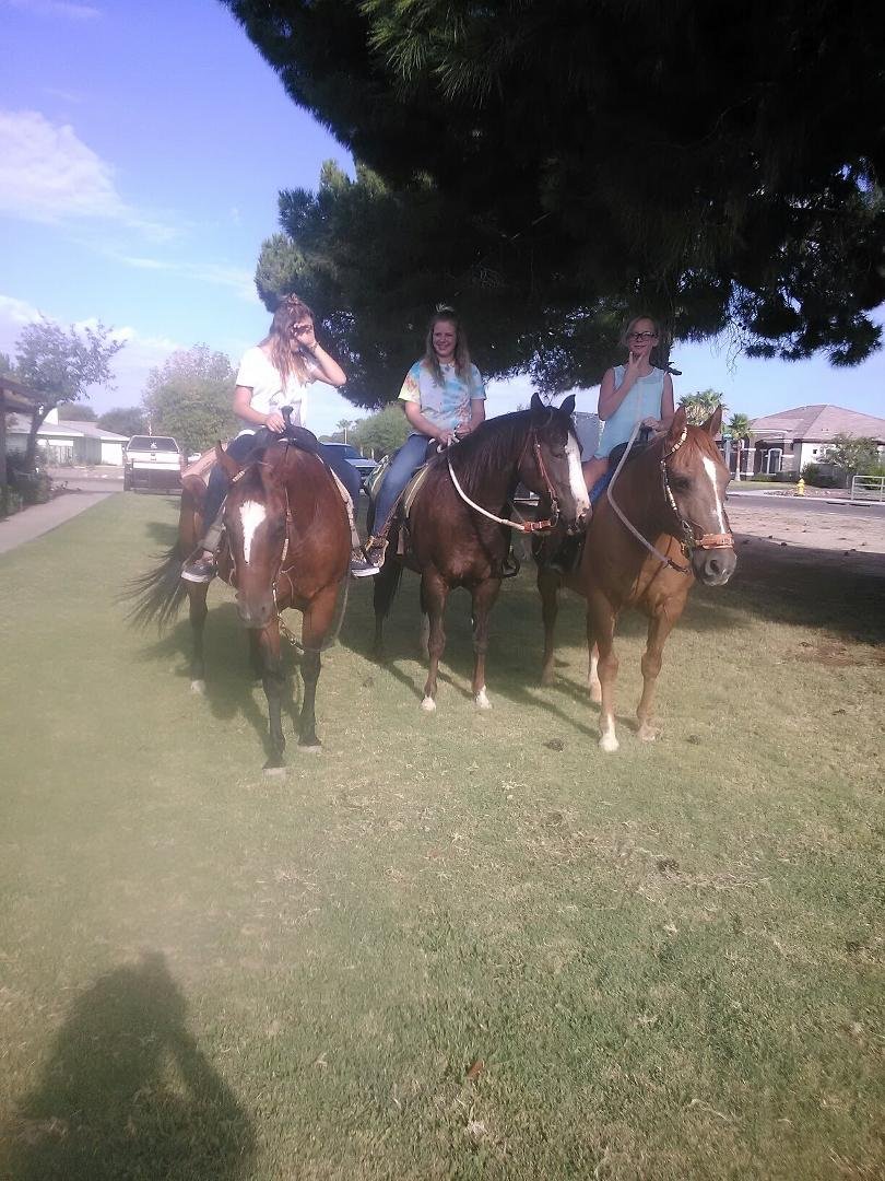Having fun at grandmas house. Love these girl's