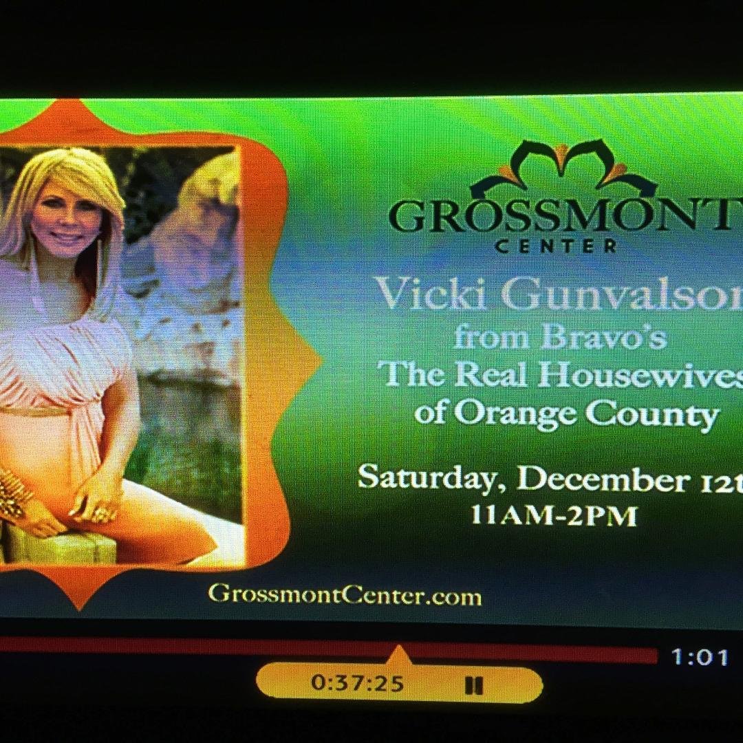 Vicki is coming to Grossmont Center !