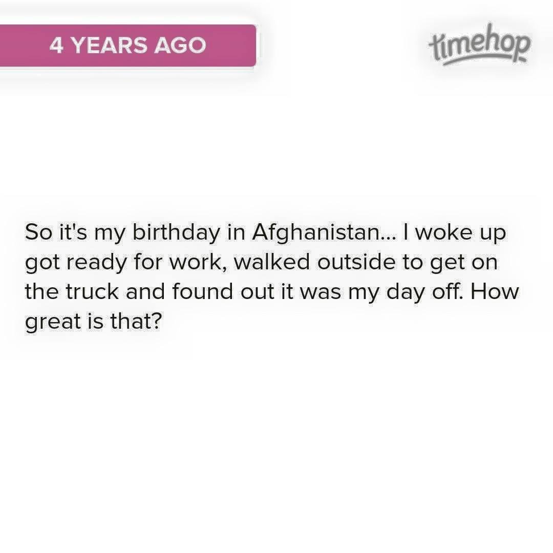 I get my birthday off again this year and it's on a Friday!