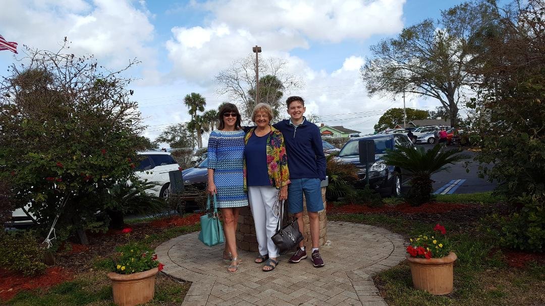 Maybe Jimmy's last trip to St. Ann Church -- going off to college