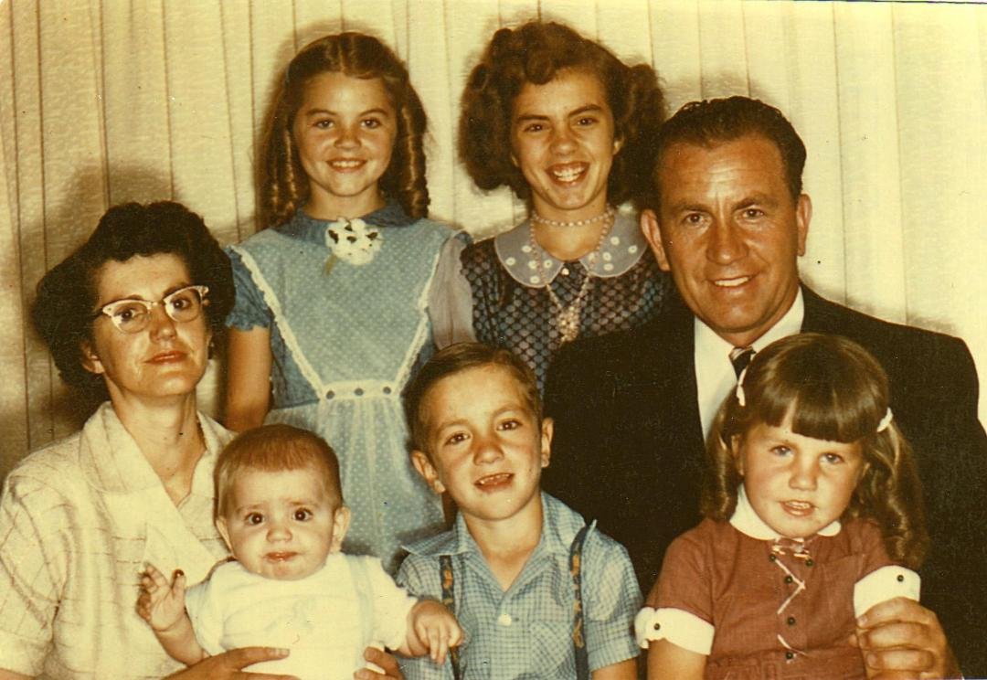Family photo taken in 1955
