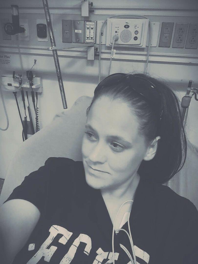 Me at the hospital