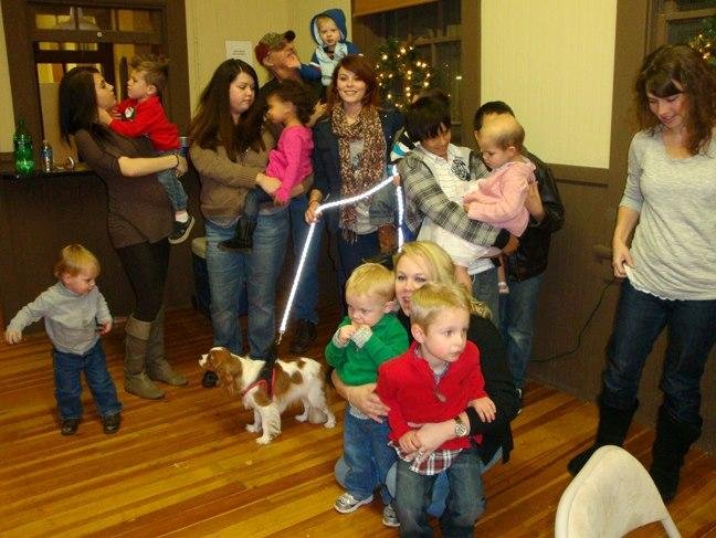 Christmas Eve Celebration 2012 at the Santa Fe Depot, Tonkawa