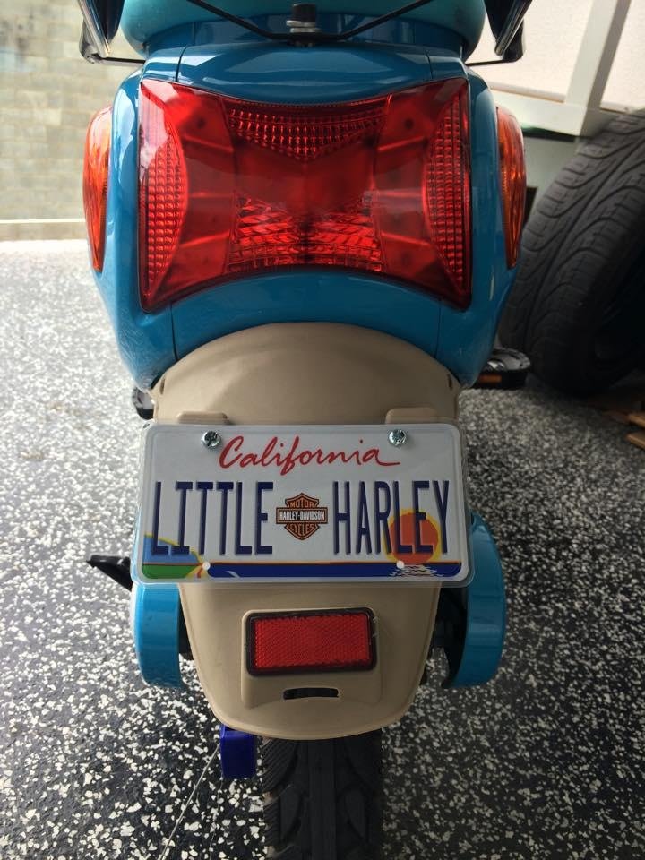 Got new plates for the bike today