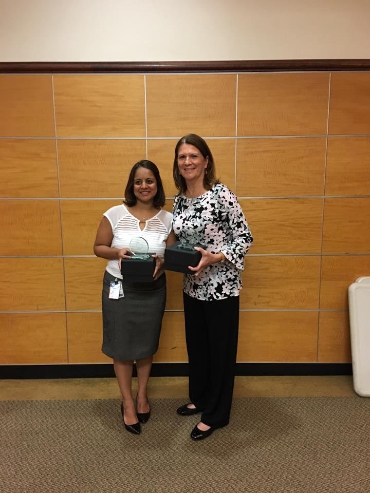 Congratulations to my colleagues on receiving the PEACE award for excellent patient care