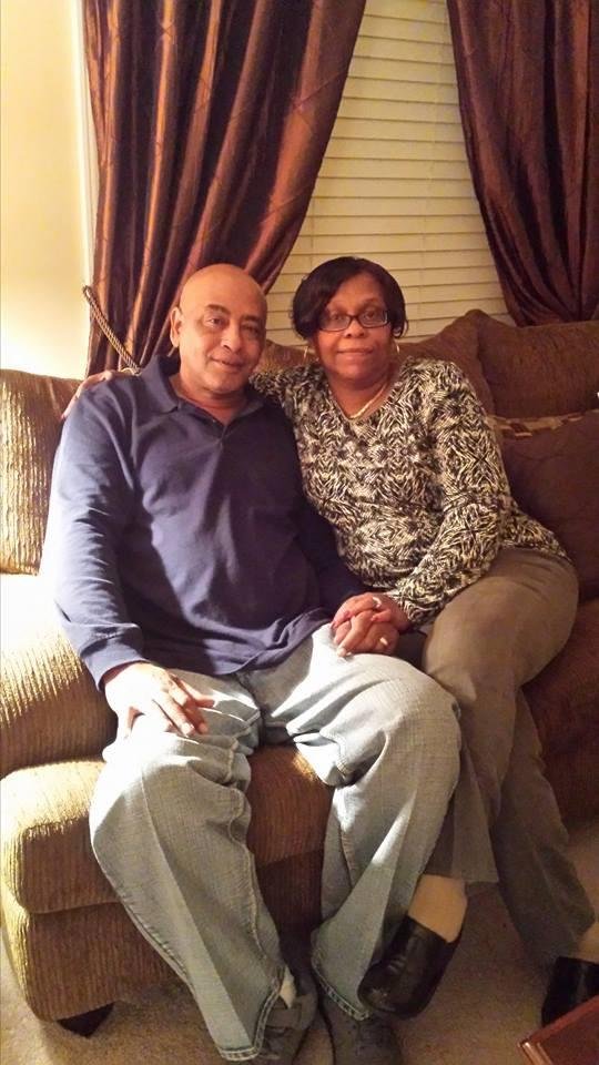 Me & my hubby on his birthday...I love this man to pieces. ..