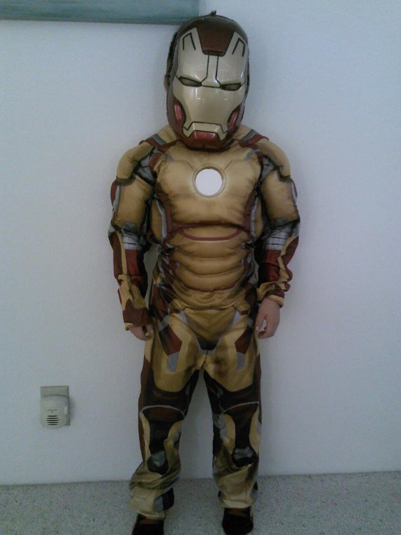 Heres my Iron Man...my grandson Seth Sullivan, its he so cute...